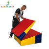 Folding cheese wedge incline mat gymnastic mat