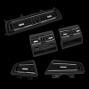 RHD Right Hand Driver Air Conditioning AC Vent Outlet Grille Set for BMW 5 Series F10 F11 F18 1520i 523i 525i 528i 535i