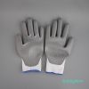 GREY CUT-RESISTANT 3 WHITE PU PALM GLOVE