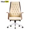 Leather Office Chair Executive High-back PU Manager Chair Office Merges Whole-body Support With An Authoritative Presence WN1491