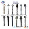 Railroad Screw Spike Track Screw for Rail Sleeper China Supplier