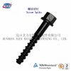 Railroad Screw Spike Track Screw for Rail Sleeper China Supplier