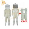 Beekeeping Equipment Bee Protective Hooded Suit Heavy-Duty Bee Suit