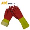 Wholesale kitchen cleaning wash dishes long waterproof gloves rubber latex custom printed household gloves