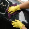 Kitchen Cleaning application Dipped Flocklined Latex Household Gloves