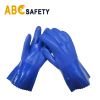 Protective  pvc dipped cotton lining  industry  oil and acid proof working gloves