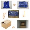 Orange full pvc dipped foam insulated liner safety work glove