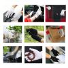 ABC SAFETY Twill fabric gloves with bleach cotton at palm and twill fabric at back canvas work glove