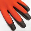 ABCsafety export 15+years low-cost manufacturer gloves Nylon Gloves with Nitrile Foam Palm Coating Red Nylon Shell Coated Gloves Black Nitrile Palm Coated Glove