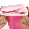 DDSAFETY Director Factory Cheap price pink spray flock maximum grip fish-scale pattern dishwashing car cleaning Â household latex glove