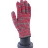 Red/Grey Mixed Cotton/Polyester 7gauge with 2 Threads Work Gloves