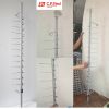 eyewear store wall mounted eyewear display acrylic sunglasses display rack eyegalsses display rods with lock