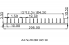 High quality qb288 quantum board led extruded heatsink 