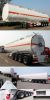 Heavy duty customized 3 axles fuel oil tank semi trailer for sale