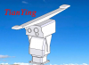 25km laser rangefinder PTZ 4mp 750mm CCTV 150mm thermal camera