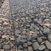 High quality weave by machine rock filled gabion cage protection wall