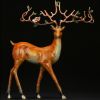 Outdoor Garden Decorative Sika Deer Statues Cast Metal Bronze Deer Sculpture