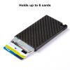 Slim carbon fiber man Wallet for Men