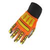 High quality impact gloves with synthetic leather palm for Western market