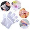 Pe plastic gloves clear transparent gloves food grade disposable gloves for fast food 