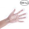 Pe plastic gloves clear transparent gloves food grade disposable gloves for fast food 