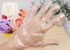 Pe plastic gloves clear transparent gloves food grade disposable gloves for fast food 