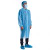 Disposable non-woven fabric lab coat disinfection sterilization dust-proof breathable thickening isolation suit 