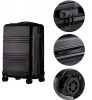 Factory produces four wheels luggage sets carry on luggage 3 sizes sets