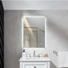 USB Wifi light vanity hotel Bathroom cabinet frameless Mirror