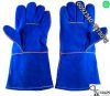 Welding leather labour gloves safe hand fo safety cable construction buling line