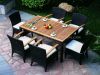 POLY RATTAN DINING SET...