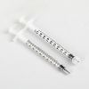 CE approved medical 1ml plastic luer lock slip disposable syringes with needle