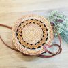 Vietnamese Vintage 100% Handmade Bamboo Rattan Handbag