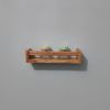 Rustic wood Storage hanging display Shelf Racks Wall Mounted wooden Floating Shelves For Kitchen Bathroom Bedroom 
