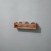 Rustic wood Storage hanging display Shelf Racks Wall Mounted wooden Floating Shelves For Kitchen Bathroom Bedroom 