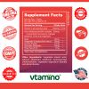 Vtamino Vitamin C-1000mg with Rose Hips, Bioflavonoids, Rutin, Hesperidin, Acerola & Quercetin