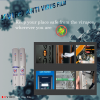 KVIRO adhesive/non-adhesive type Antiviral Film, Eco-friendly Bio nano-materials, Elevator buttons/ ATM/ Public vehicles/ Desks (35cm X 10M)