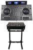 Numark Party Mix DJ Controller w/ Built In Light Show+Case+Headphones+Microphone