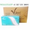 Wholesales Stock White vglove nitrile powder free gloves