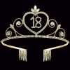 Rhinestone birthday tiara