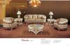 Wooden fabric sofa