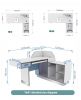 hospital desk, hospital chair, hospital bed, hospital cabinet, medical desk, medical bed
