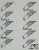 Bicycle Motorcycle Wheel Tire Rim Decal Stickers styling accessories