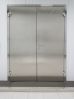 Industrial double leaf steel door