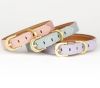 KANDOG genuine leather collar for dog (macaron-collar)