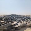 Truck Tire Shredded Used Tyre Shredder Waste Recycling Shredded