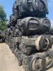 Truck Tire Shredded Used Tyre Shredder Waste Recycling Shredded
