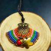 Boho Style Owl Braiding Pendant Necklace - MCX0123