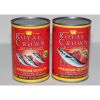 Factory directly 155g canned sardine in tomato sauce or with chili at lower price