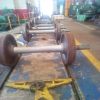 Used Rails, Scrap metal, steel scrap wheel and axles